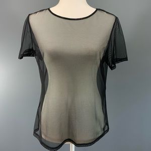🖤 Victoria’s Secret Sheer Black Top Size M/L